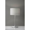 Estallar White Metal Table Lamp, 11.5 x 11.5 x 22.5 in. ES3088506